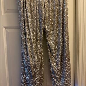 Gold Sequin Pants
